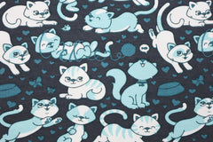 Baumwolljersey Cute Kitty