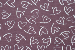 Baumwolljersey Lina Hearts