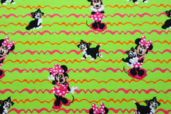 Baumwolljersey Lizenz Minnie Mouse & Cat
