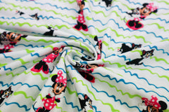 Baumwolljersey Lizenz Minnie Mouse & Cat