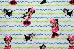 Baumwolljersey Lizenz Minnie Mouse & Cat