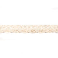 Baumwollspitze Häkel Optik 19mm