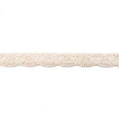 Baumwollspitze Häkel Optik 19mm