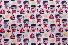 Baumwollstoff Ahoi kleiner Seebär