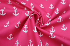 Baumwollstoff Anker groß
