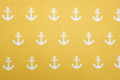 Baumwollstoff Anker groß