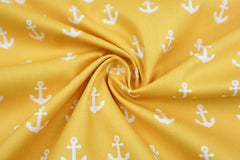 Baumwollstoff Anker groß