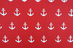 Baumwollstoff Anker groß