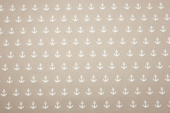 Baumwollstoff Anker groß