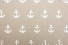 Baumwollstoff Anker groß