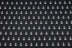 Baumwollstoff Anker groß