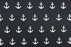 Baumwollstoff Anker groß