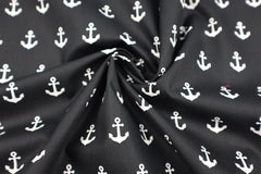 Baumwollstoff Anker groß