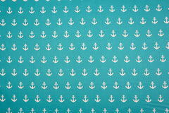 Baumwollstoff Anker groß