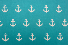 Baumwollstoff Anker groß