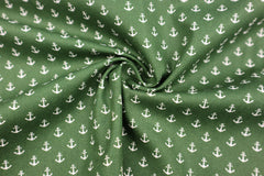 Baumwollstoff Anker klein
