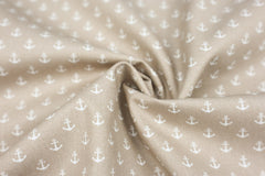 Baumwollstoff Anker klein