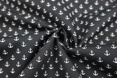 Baumwollstoff Anker klein