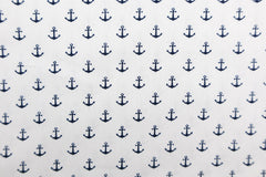 Baumwollstoff Anker klein