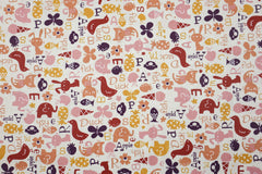 Baumwollstoff ABC Animals