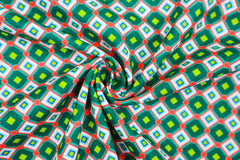 Baumwollstoff Grafik Kunterbunt