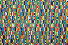 Baumwollstoff Grafik Kunterbunt