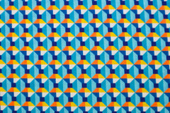 Baumwollstoff Grafik Kunterbunt