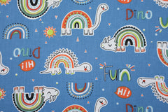 Baumwollstoff Hi! Dino