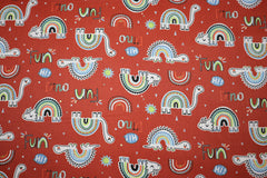 Baumwollstoff Hi! Dino