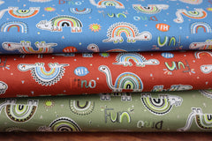 Baumwollstoff Hi! Dino