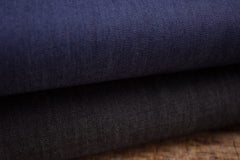 Baumwollstoff Jeansoptik Uni