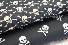 Baumwollstoff Kim Totenkopf