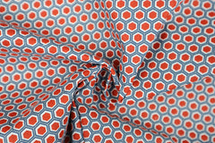 Baumwollstoff Kleine Waben