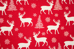 Baumwollstoff Rentiere im Zauberwald
