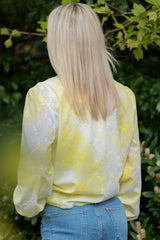 Baumwollstoff Tie Dye Stickerei