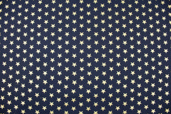Baumwollstoff X-Mas Big Golden Stars