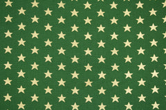 Baumwollstoff X-Mas Big Golden Stars