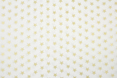 Baumwollstoff X-Mas Big Golden Stars
