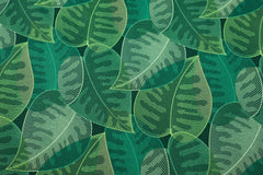 Baumwollstoff Big Leaves