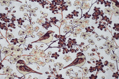 Baumwollstoff Birds & Flowers