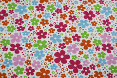 Baumwollstoff Bunte Blümchen