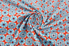 Baumwollstoff Circle Squares