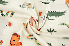 Baumwollstoff Wild Animals
