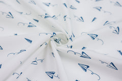 Baumwollstoff Papierflieger