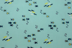 Baumwollstoff kleine Fische
