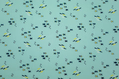 Baumwollstoff kleine Fische