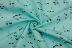 Baumwollstoff kleine Fische