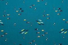 Baumwollstoff kleine Fische