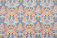 Beschichtete Baumwolle Blumenornamente