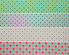 Beschichtete Baumwolle Lara Retro